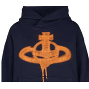 Vivienne Westwood Spray Orb Navy Hoodie