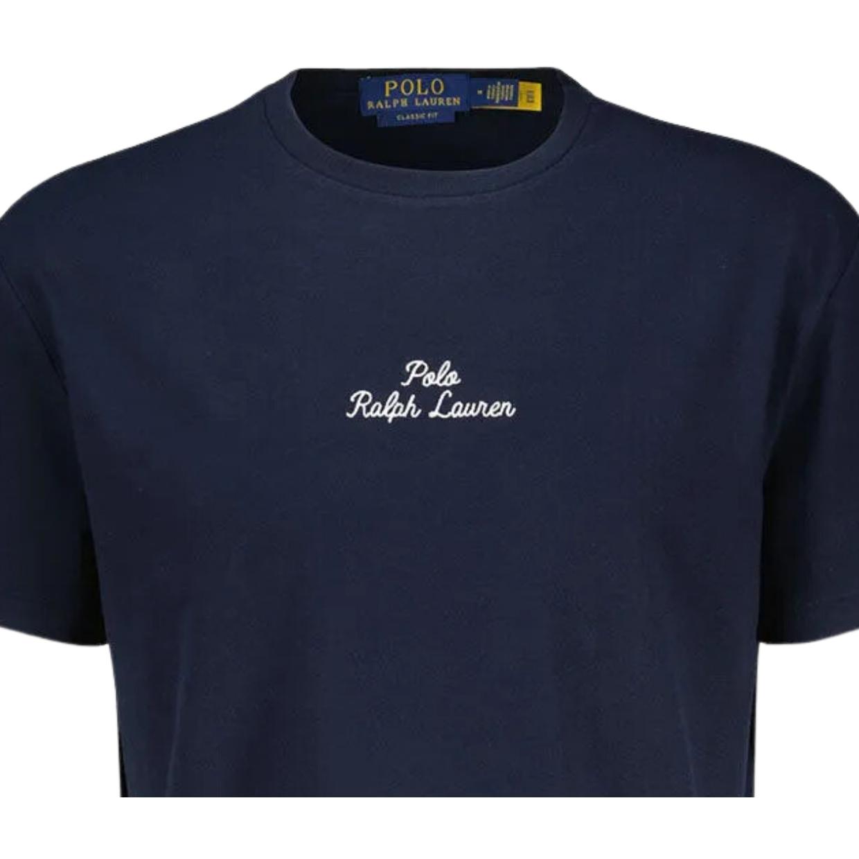 Polo Ralph Lauren Embroidered Logo Dark Navy T-Shirt
