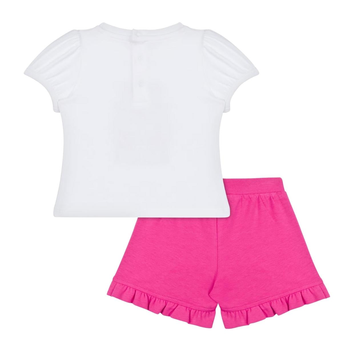 Moschino Baby Teddy Bear Logo T-Shirt & Short Set