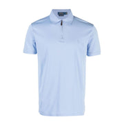 Polo Ralph Lauren Slim Fit Half Zip Blue Polo Shirt