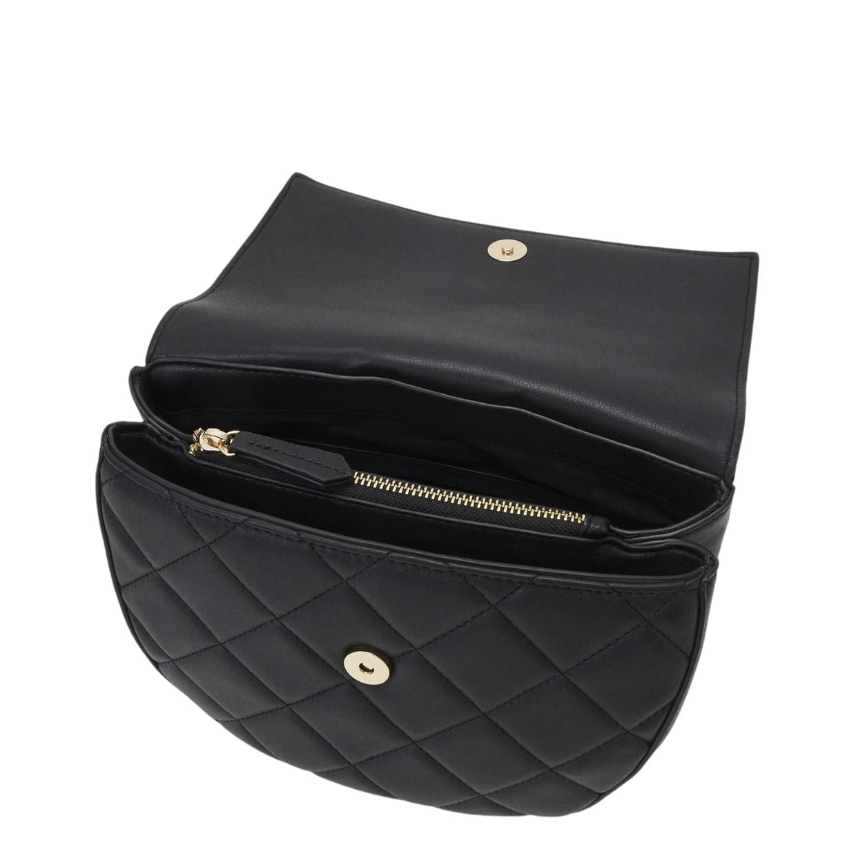 Valentino Bags Quilted Bigs Mat Black Crossbody Bag Retro Designer Wear