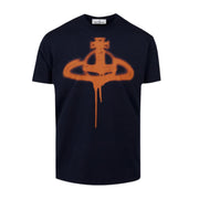 Vivienne Westwood Spray Orb Classic Navy T-Shirt