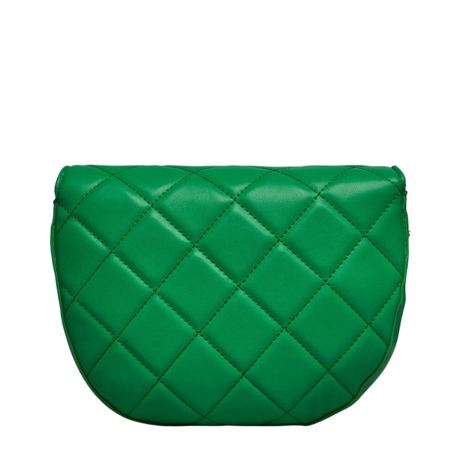 Valentino Bags Quilted Bigs Mat Green Crossbody Bag