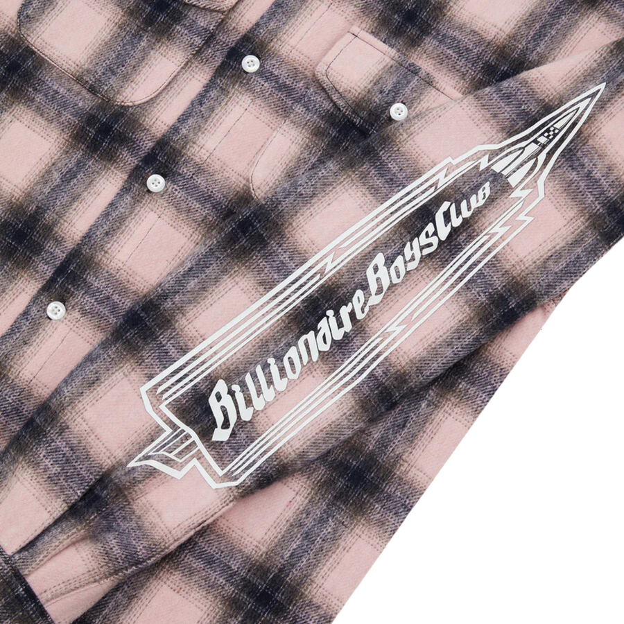 Billionaire Boys Club Pink Check Shirt
