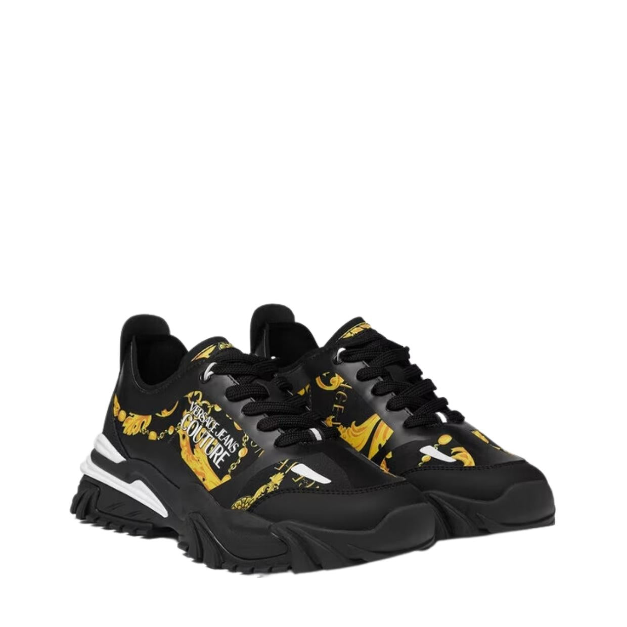 Versace Jeans Couture Trail Trek Chain Couture Black Trainers