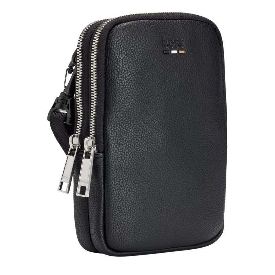 BOSS Double Compartment Ray Neck Crossbody Bag