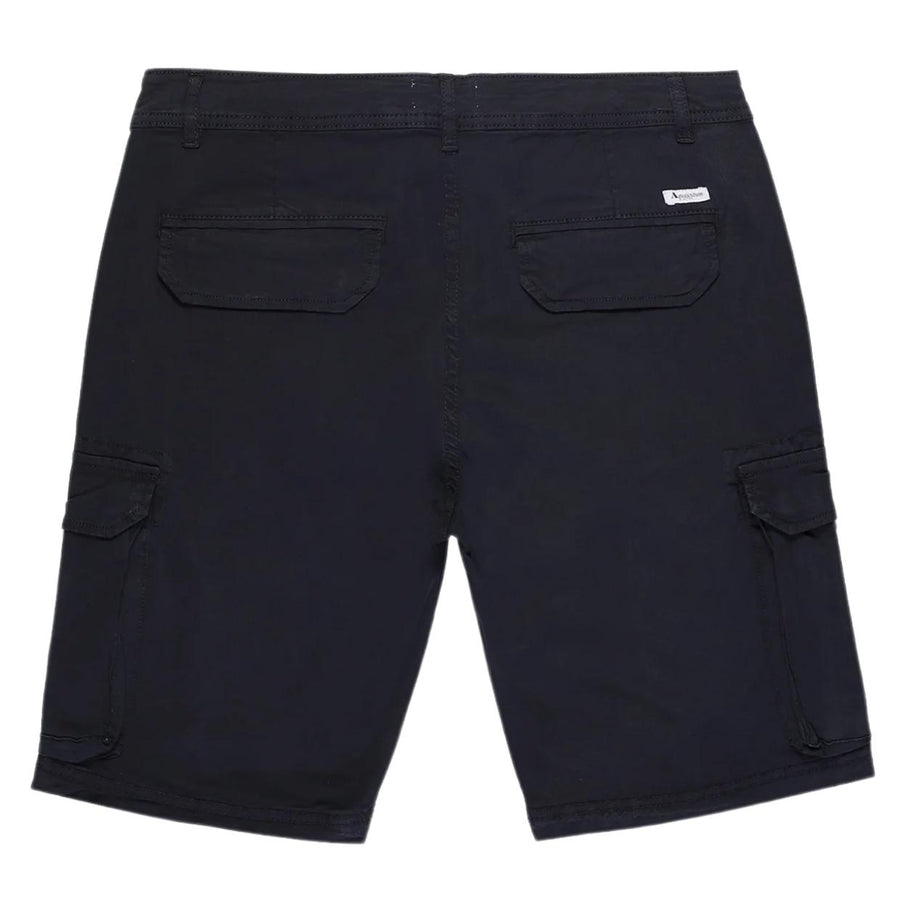Aquascutum Active Relaxed Fit Navy Cargo Shorts