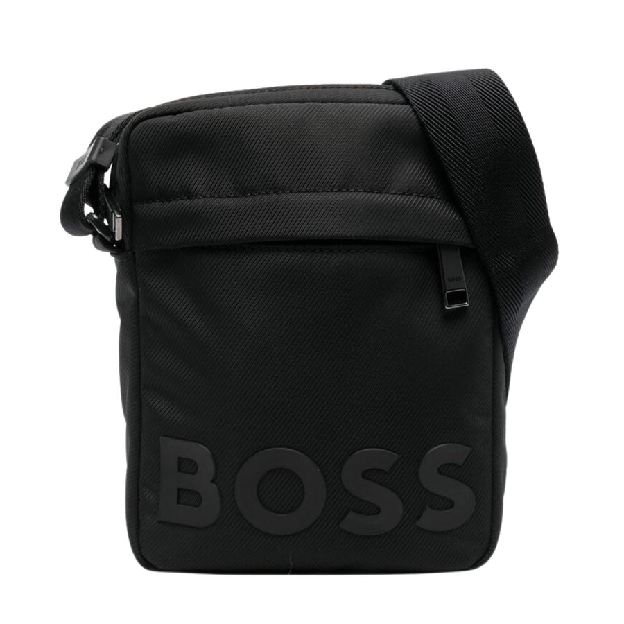 BOSS Logo Catch 2.0 Black Crossbody Bag