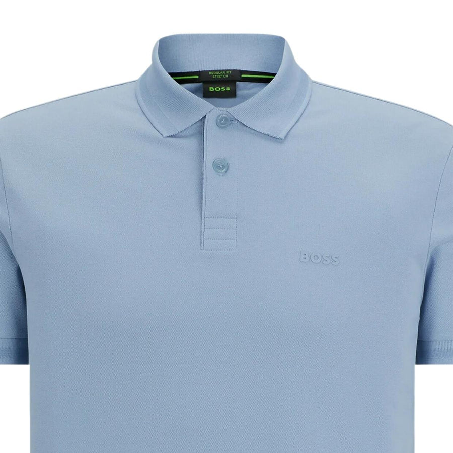 BOSS Pio 1 Regular fit Blue Polo Shirt