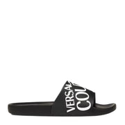 Versace Jeans Couture Logo Black Sliders