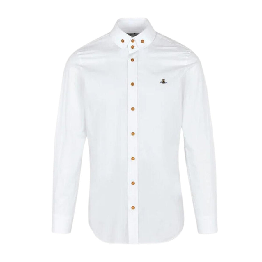 Vivienne Westwood White Two Button Krall Shirt