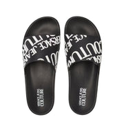 Versace Jeans Couture Logo Black Sliders
