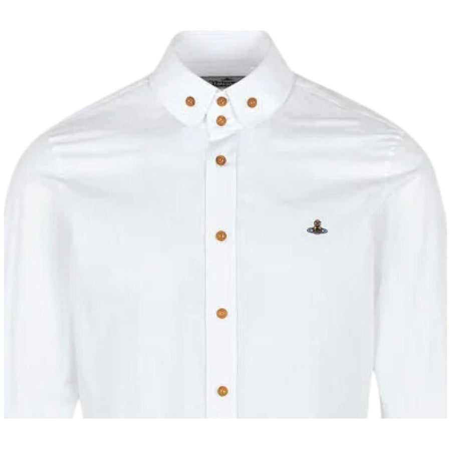 Vivienne Westwood White Two Button Krall Shirt