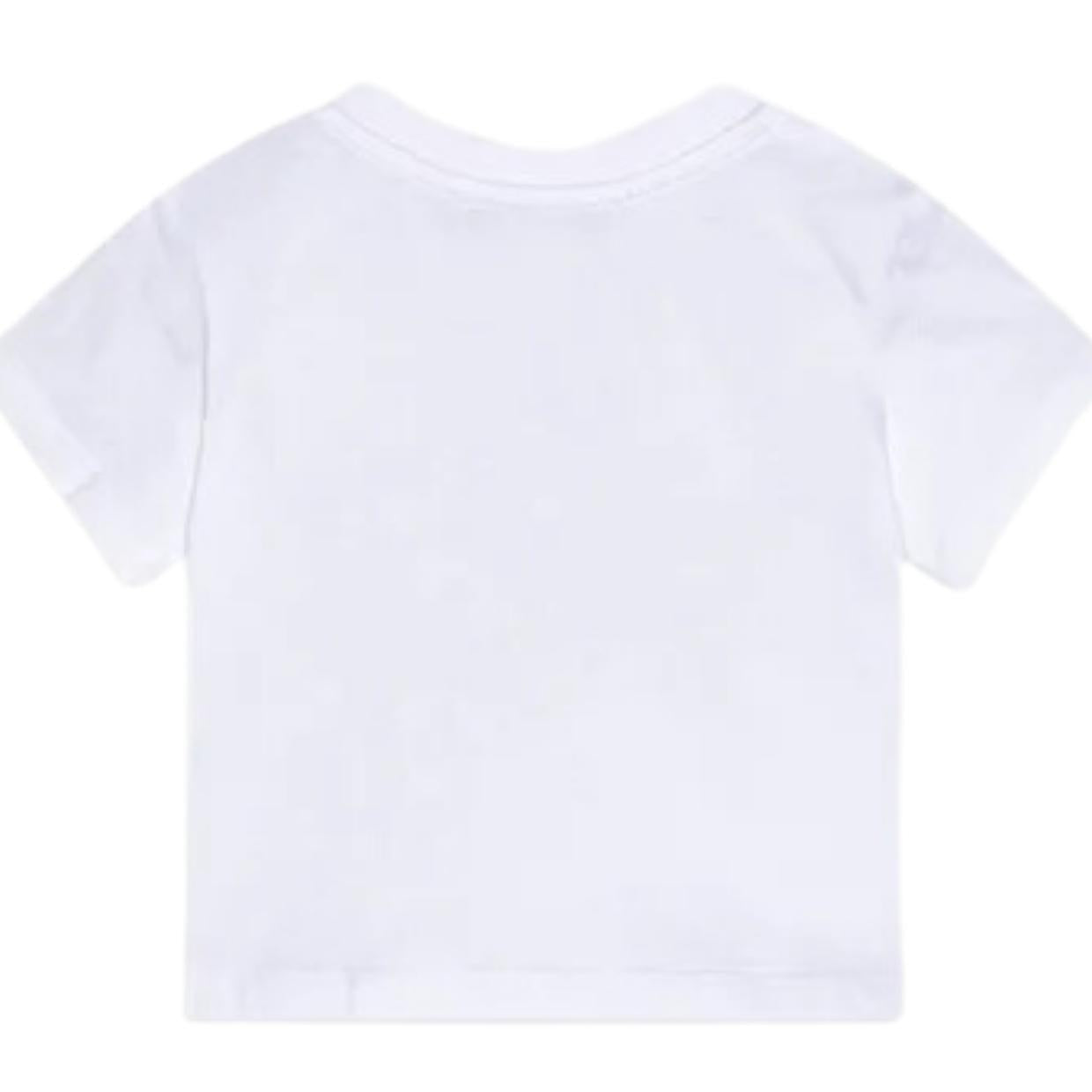 Moschino Baby Teddy Bear Print White T-Shirt