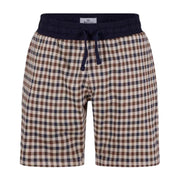 Aquascutum Active Club Check Navy Sweat Short