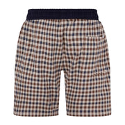 Aquascutum Active Club Check Navy Sweat Short