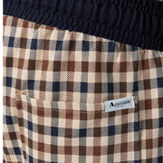Aquascutum Active Club Check Navy Sweat Short