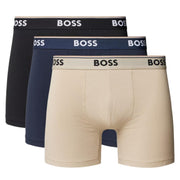 BOSS Logo Waistband Three Pack Classic Power Boxer Brief