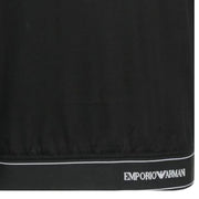 Emporio Armani Logo Tape Black Polo Shirt