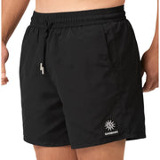 Sandbanks Badge Logo Black Swim Shorts