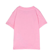 Moschino Baby Teddy Bear Print Pink T-Shirt