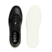 BOSS Clint Black Lace Up Cupsole Trainers