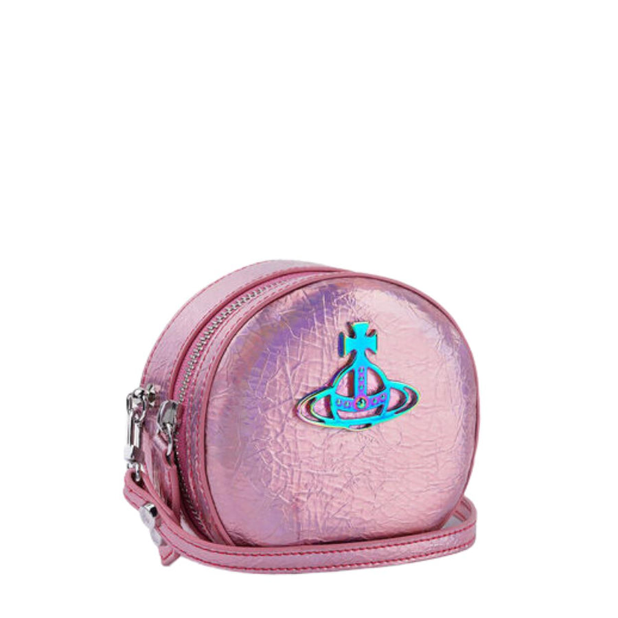 Vivienne Westwood Iridescent Mini Round Crossbody Bag