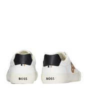 BOSS Aiden Tenn Double Monogram White Trainers