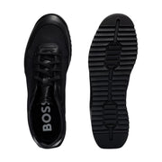 BOSS Zayn Textured Nylon Black Trainers