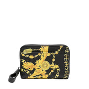 Versace Jeans Couture Gold Baroque Zip Wallet