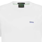 BOSS Side Logo Tape White T-Shirt