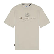 Aquascutum Active Printed Big Logo Beige T-Shirt
