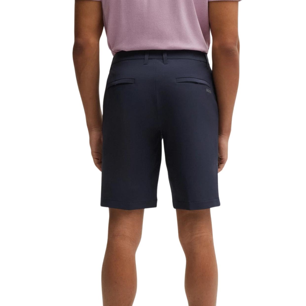 BOSS S-Commuter Slim Fit Navy Shorts