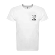 Moschino Underwear Teddy Bear Logo White T-Shirt