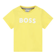 BOSS Baby Print Logo Yellow T-Shirt