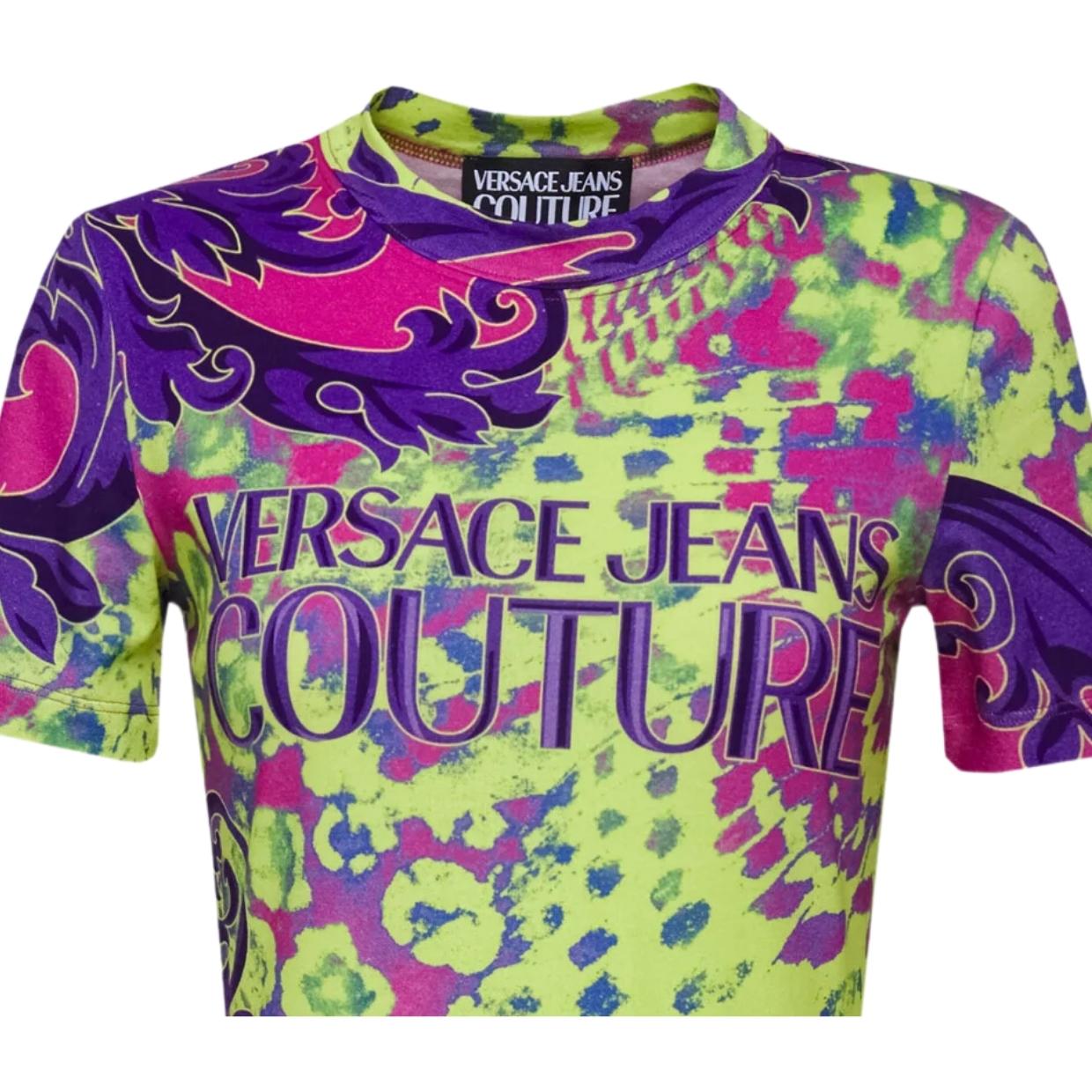 Versace Jeans Couture Animalier Print All-Over Dress
