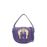 Versace Jeans Couture Baroque Buckle Purple Crossbody Bag