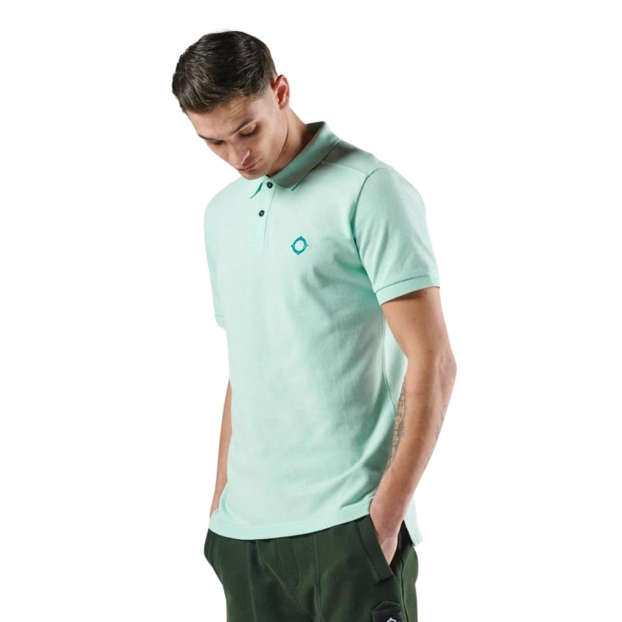 MA.STRUM Iceberg Pique Polo Shirt