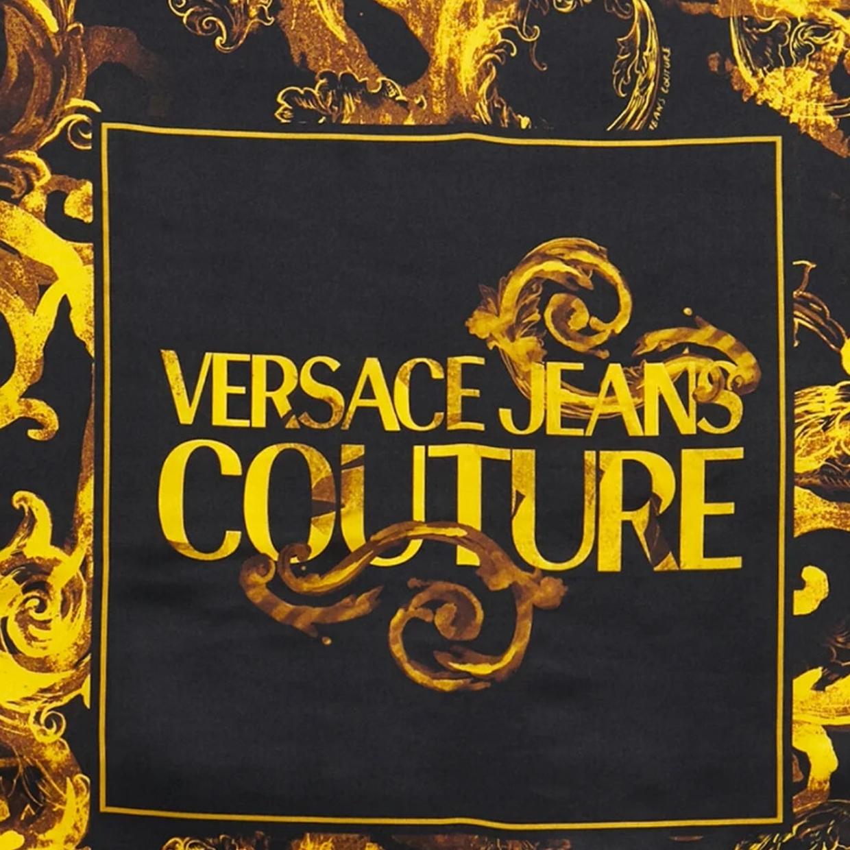 Versace Jeans Couture Watercolour Couture Silk Foulard