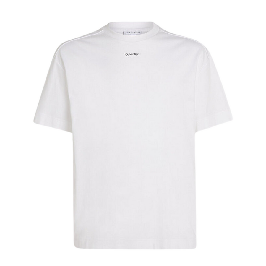 Calvin Klein Nano Logo Interlock White T-Shirt