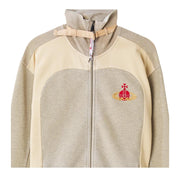 Vivienne Westwood Sand Overdyed Alien Track Zip-Up Sweatshirt