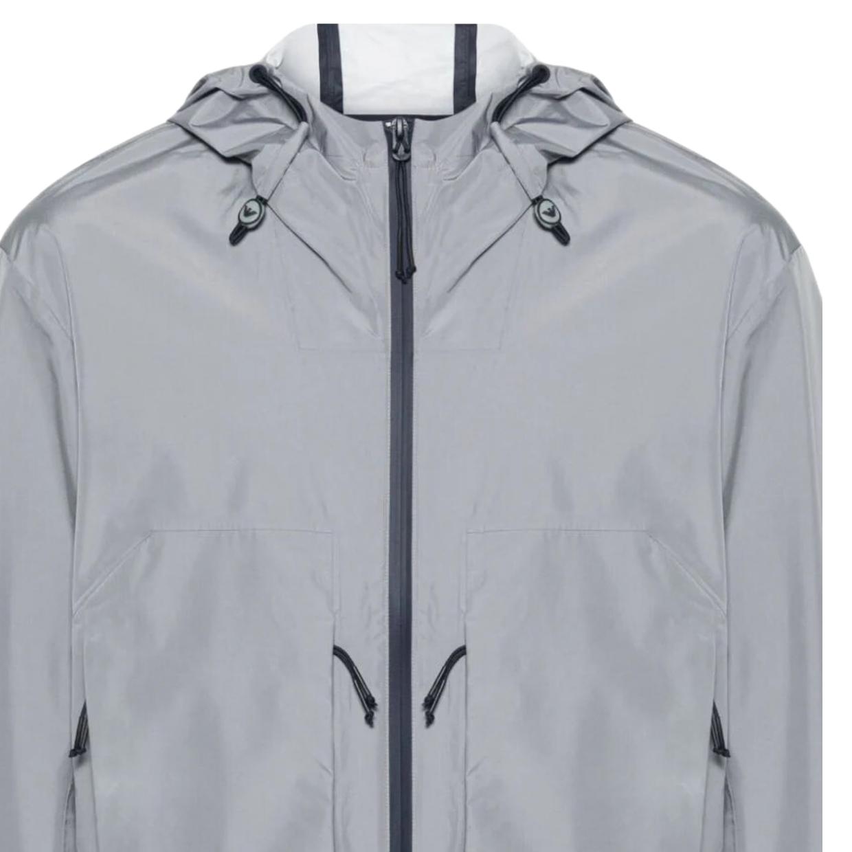 Emporio Armani Grey Lightweight Windproof Jackets