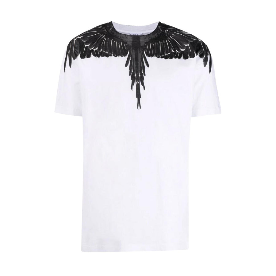 Marcelo Burlon Icon Wings White Short Sleeve T-Shirt