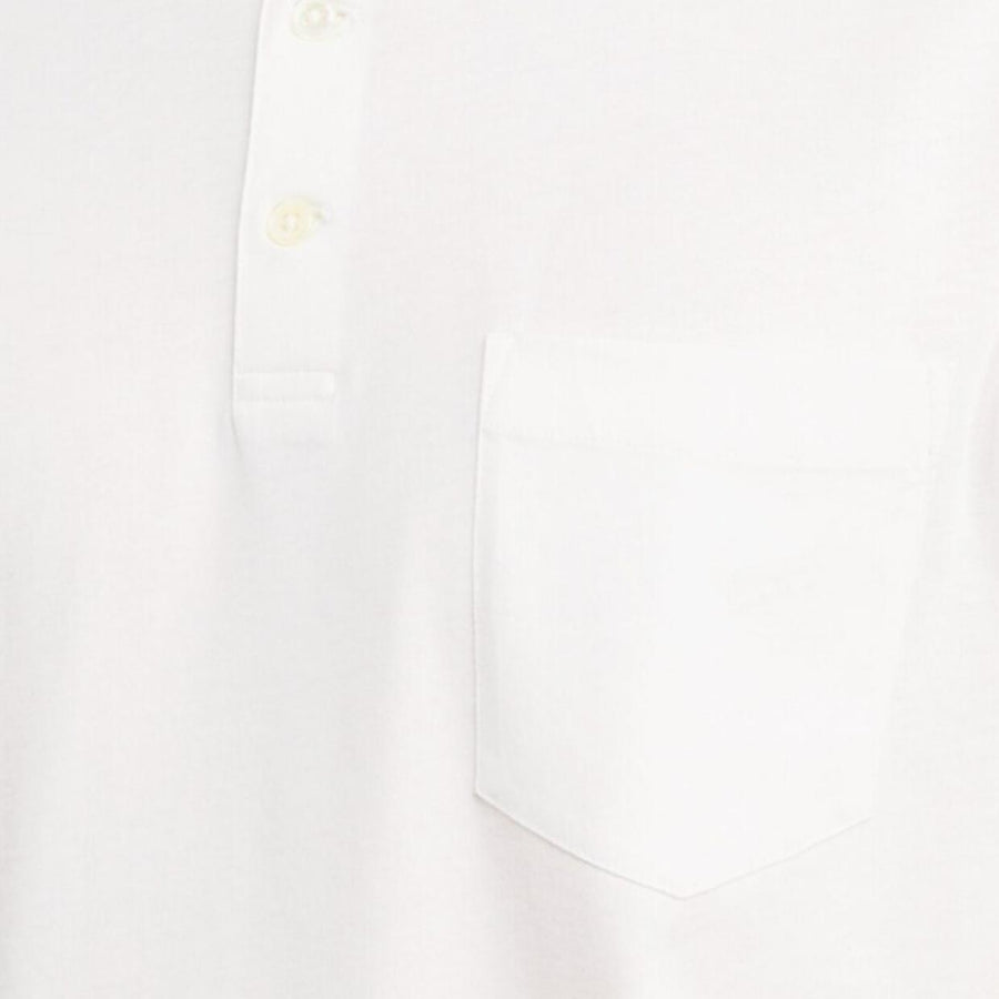 Polo Ralph Lauren Chest Pocket White Big Fit Polo Shirt