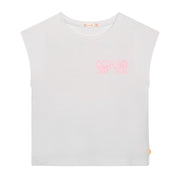 Billieblush White Short Sleeve T-Shirt