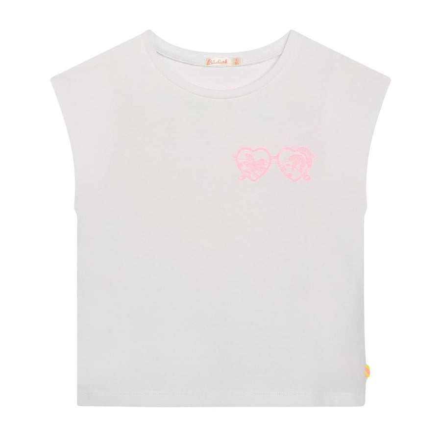 Billieblush White Short Sleeve T-Shirt