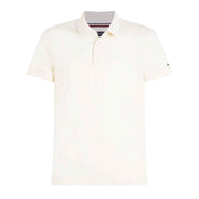 Tommy Hilfiger Mercerized Cotton Slim Fit Beige Polo Shirt