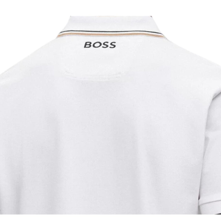 BOSS Paddy Pro Regular Fit White Polo Shirt