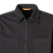 BOSS Luddy Embroidered Logo Black Overshirt