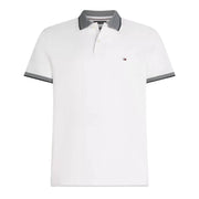 Tommy Hilfiger Regular Fit Linen White Polo Shirt